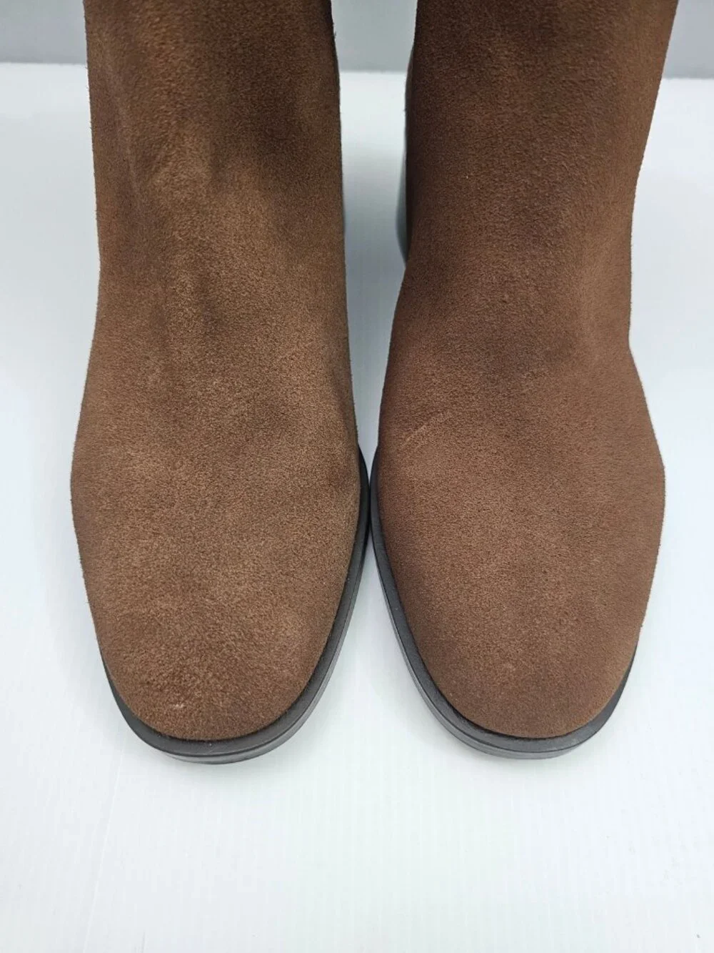 Dolce Vita Linny H20 Waterproof Suede Ankle Boots Size 9.5 Truffle Brown Chelsea